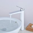 thumbnail image 1 of Grifo de baño, grifo de lavabo alto negro, grifo mezclador con cartucho de cerámica Xemadio XDJZ-90-5, 1 of 9