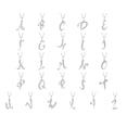 thumbnail image 2 of K-KED Moissanite Necklace for Women A-Z Initial Letter Pendant 925 Sterling Silver, 2 of 9