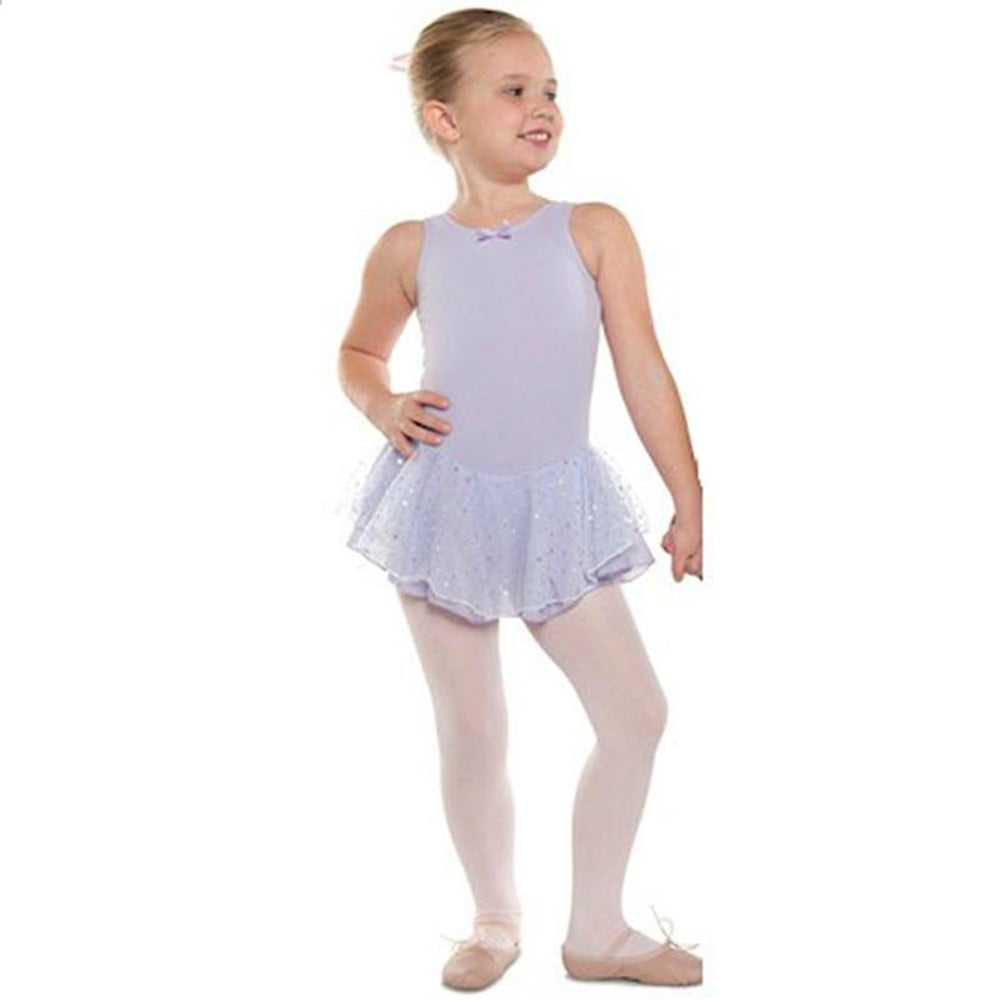 NWT New Danshuz Leotard Dress Layer Skirt Camisole Sparkling Dots Cute Nice Girl 
