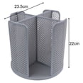 thumbnail image 2 of Paper Cup Storage Holder with 4 Compartment Rotatable Cup and Lid Organizer Gray, 2 of 9