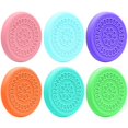 thumbnail image 1 of 6Pcs Sauce Bowl Lids Dipping Bowl Lids Silicone Saucer Covers Salad Sauce Cup Lids, 1 of 4