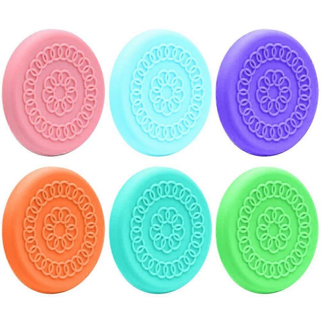 6Pcs Sauce Bowl Lids Dipping Bowl Lids Silicone Saucer Covers Salad Sauce Cup Lids