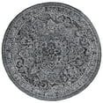 thumbnail image 4 of SAFAVIEH Marquee Jone Medallion Area Rug, Black/Ivory, 3' x 5', 4 of 10