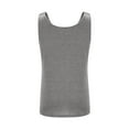 thumbnail image 4 of Oksale Tank Tops for Women Pleated On the Chest Summer Top Casual Crewneck Cotton Tees Loose Cozy Sleeveless Shirts Gray M, 4 of 6