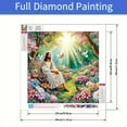 thumbnail image 5 of Christmas Jesus Diamond Art Kits for Adult, Special Shape 5D Diamond Painting Kits for Beginners, DIY Full Drill Round Frose Pigeon Diamond Dot Gem Art Kits for Home Decor 12 X 12 Inch, 5 of 6