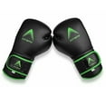 thumbnail image 5 of Athllete Durable and Comfortable Boxing Gloves Men and Boxing Gloves Women, Extra Thick Padding for Beginner Boxers and Training Fitness, Ideal for Both Men Boxer and Women Boxer (Black/Green, 12 oz), 5 of 6