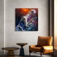 thumbnail image 4 of "Eagle Nebula: Pillars of Creation" Frameless Free Floating Reverse Printed Tempered Glass Wall Art, 4 of 9