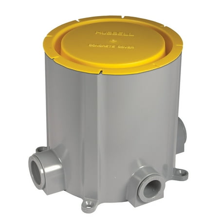 Raco 5511 98 Cubic Inch Non-Metallic Floor Box