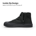 thumbnail image 2 of Zapatillas de Lona Altas para Niños DREAM PAIRS Talla 2 Negro, 2 of 5