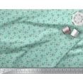 thumbnail image 2 of Soimoi Rayon Fabric Floral,Bird & Sheep Kids Printed Craft Fabric by The Yard 56 Inch Wide, 2 of 3