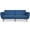 Navy, variant on Spaco Convertible Futon Sofa Bed Adjustable Couch Sleeper with Wood Legs-Gray, Couch for Living Room, Loveseat Sofa for Small Spaces, Living Room, Office, Soft Couch Easy to Install
