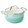 thumbnail image 6 of The Pioneer Woman Harlow 15-Piece Cookware Set, Ceramic Non-Stick Pots and Pans Set, Green, 6 of 21