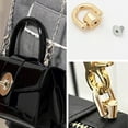 thumbnail image 2 of Rotatable Balls D Rings Studs For Leather Shoulder Bag Purse And Backpack Belt Decoration Metal Craft Accessories, 2 of 9
