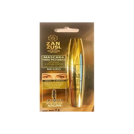 ZAN ZUSI MASCARA PARA PESTA??AS NEGROVOLUMEN ALARGAMIENTO ACEITE D/ARGAN