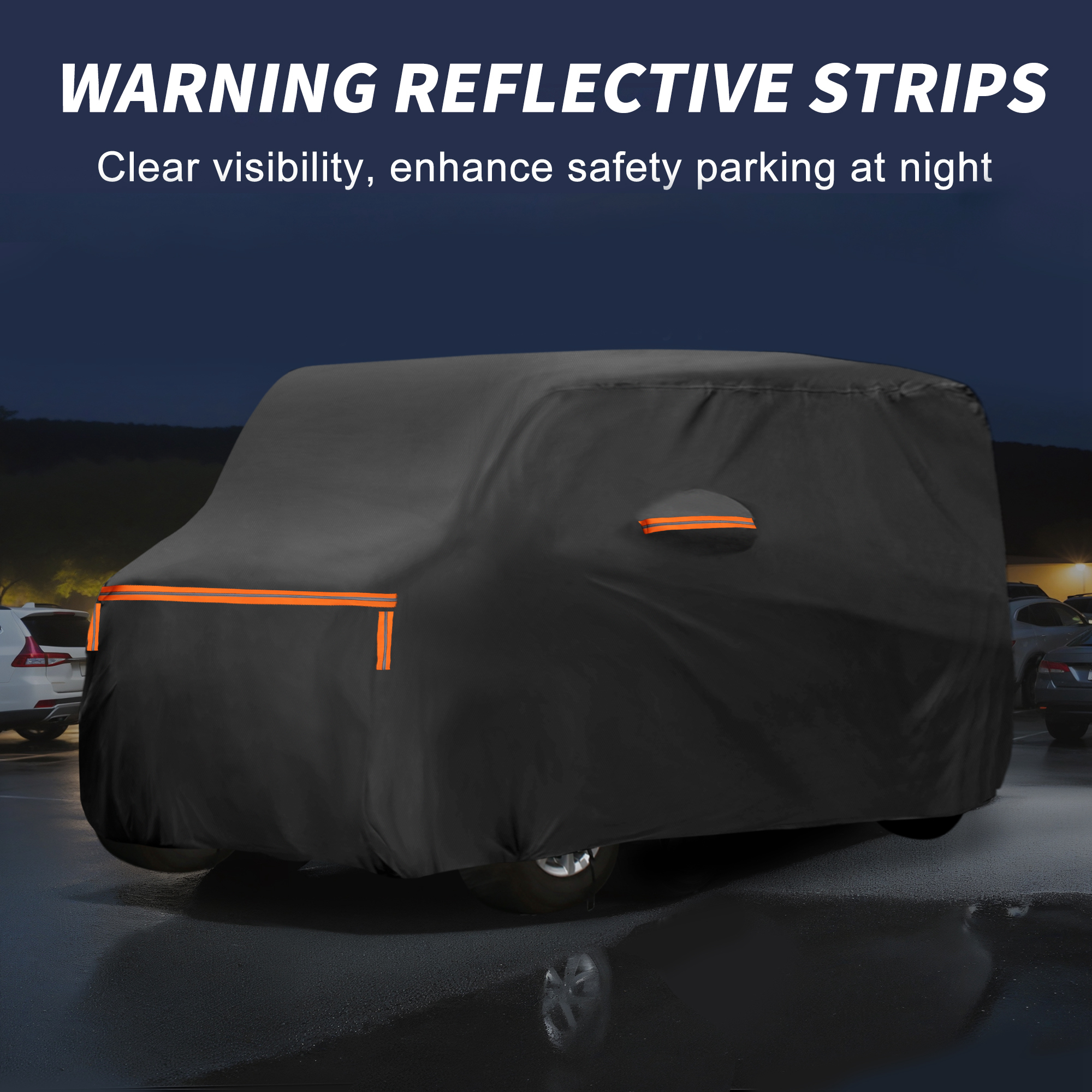 Unique Bargains Car Cover for Daihatsu Move with Right Zipper (Outdoor Full Coverage)