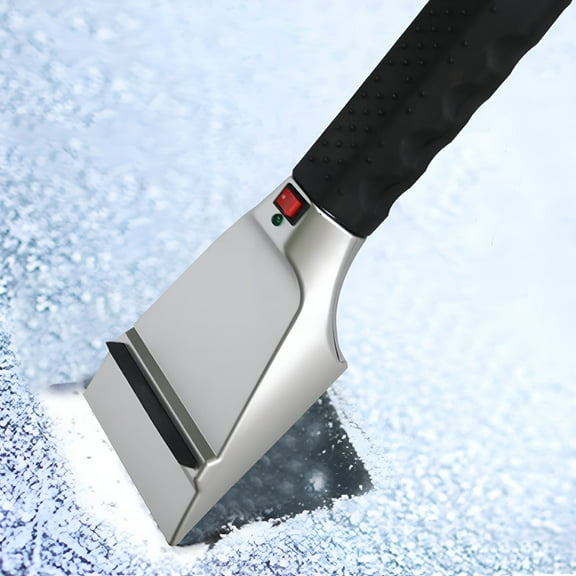 ZEPARO 12V Car Windshield Electric Heated Ice Snow Scraper Shovel Defrost Clean Tool