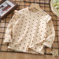 thumbnail image 2 of Toddler Girl Long Sleeve Shirts 12 18 24 Months 1T 2T 3T 4T 5T 6T 7T 8T 9T 10T 11T 12T Kids Ruffle Shirts Tee Crewneck Graphic Tops Girls Fall Clothes, 2 of 4