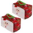 thumbnail image 4 of GOOHOCHY - Juego de 2 cajas de pañuelos desechables navideñas para el hogar. Decoración de escritorio., 4 of 7
