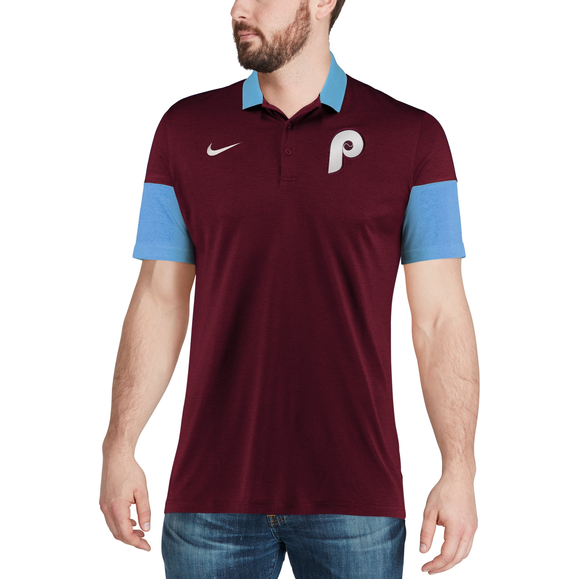 phillies nike polo