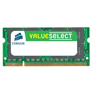 1066 Dual Channel - Corsair 8GB (2x4GB) Dual Channel DDR3-1066 SODIMM Memory Kit