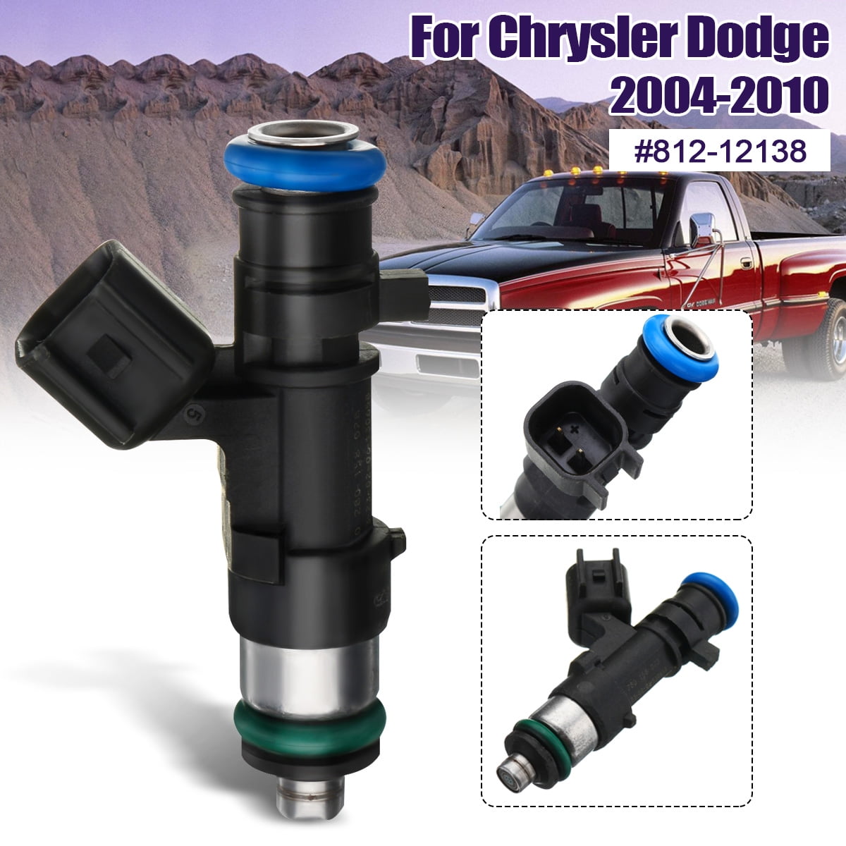 6 Set Flow Matched Fuel Injectors for Chrysler Dodge 2.7L 3.5L 2005 2006-2010