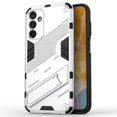 thumbnail image 1 of Compatible For Samsung Galaxy M15 5G Case PC+TPU Drop-proof Phone Cover with Folding Kickstand White, 1 of 5