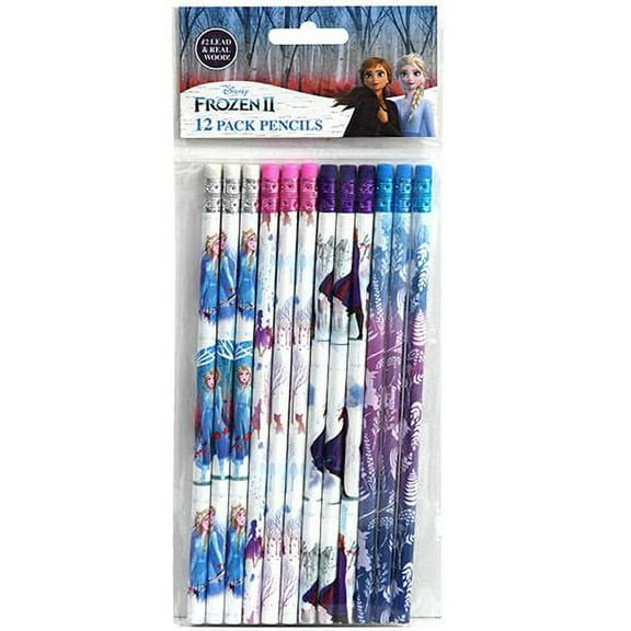 Frozen 2- 12pk Pencil in Poly Bag & Header - 2 PACK