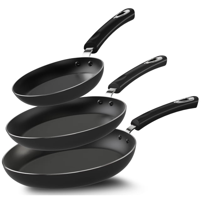 Set de sartenes Utopia Kitchen Antiadherentes de inducción 20 24 y 28