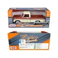 thumbnail image 3 of 1969 Ford F-100 Pickup Truck Brown Metallic and Cream "Timeless Legends" 1/24 Diecast Model Car by Motormax, 3 of 3