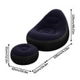 thumbnail image 3 of hengsof Inflatable Couch, Blow Up Lounger Chair, Folding Lazy Sofa, Inflatable Furniture for Camping, Fishing, Party, Beach, Sunbathing, Hiking, 3 of 9