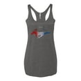 thumbnail image 2 of Wild Bobby, Classic Ford Mustang Car Logo, Cars and Trucks, Tri-Blend Racerback Tank Top, Premium Heather, Small, 2 of 3