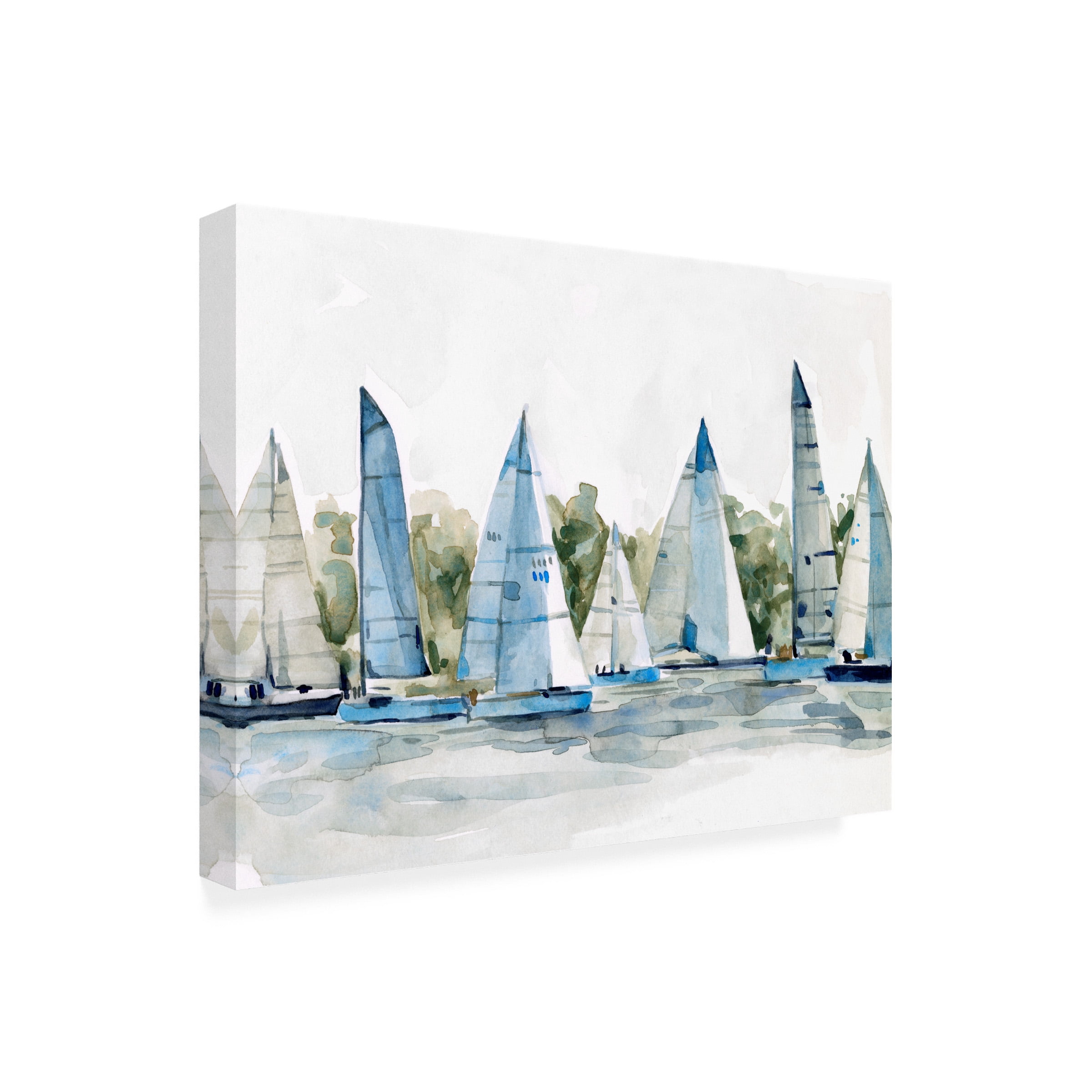 Emma Scarvey 'Pastel Marina I' Canvas Art