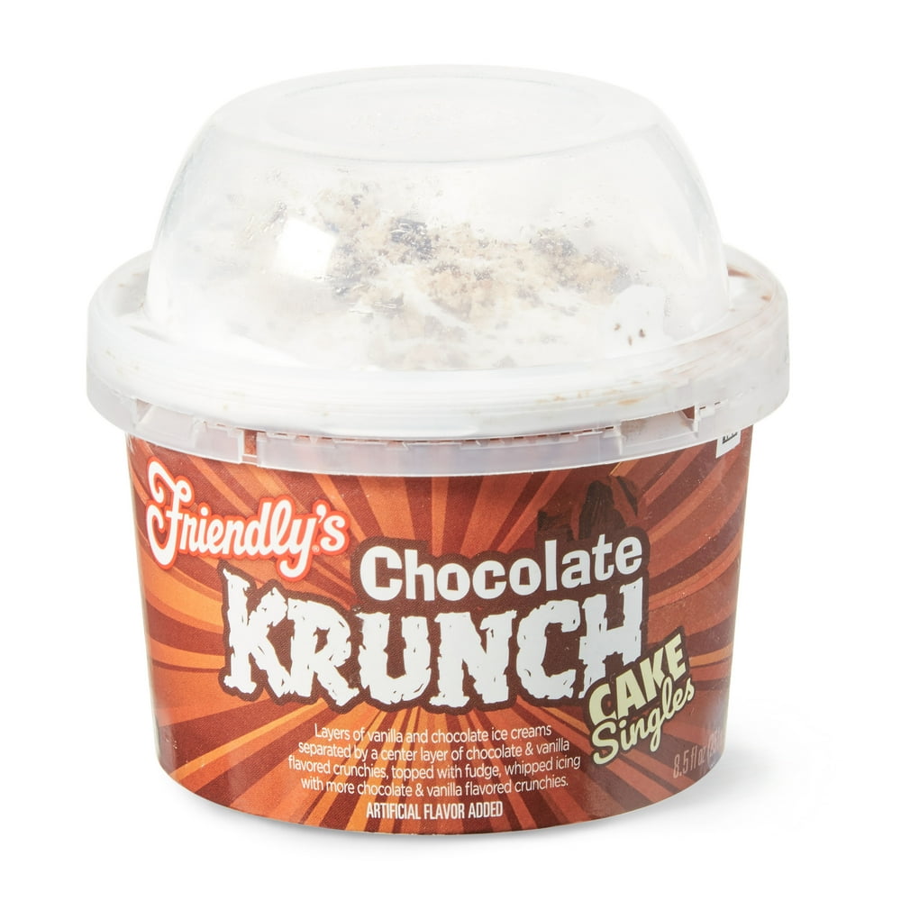 Friendlys Chocolate Krunch Cake Singles, 8.5 fl oz