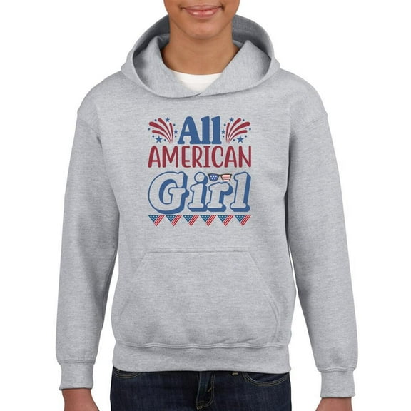 All 'merican Girl Hoodie Juniors -Image by Shutterstock, Small
