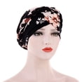 thumbnail image 2 of Turban à la Mode Multicolor Européen Modèle Unique Couche Tête Wrap Cheveux Bonnet Musulman Style Cheveux Assecories pour les Femmes, 2 of 6