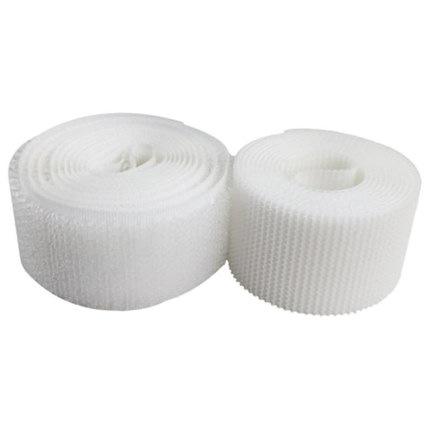 Cinta adhesiva Tira adhesiva Cierre de gancho y bucle de nailon Cinta adhesiva para coser que no se engancha Autotira para zapatos, bolsos 2cm