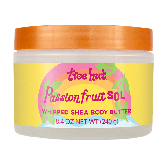 Tree Hut Passionfruit Sol Whipped Shea Body Butter, 8.4 oz