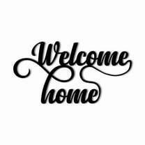 Iron Crafts Beautiful Metal Home Decor Decorative - Welcome Home, Metal Art Wall Sign Wall Sticker Wall decor metal wall hanging