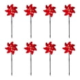 thumbnail image 1 of Molinillos de viento holográficos brillantes que ahuyentan a los pájaros, juego de 8, dispositivo disuasorio para exteriores, mantiene alejados a los pájaros de forma humana, 1 of 5