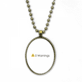 thumbnail image 1 of Collier Interface de Programmeur Sans Avertissements Pendentif Chaîne Vintage Collection de Bijoux, 1 of 3