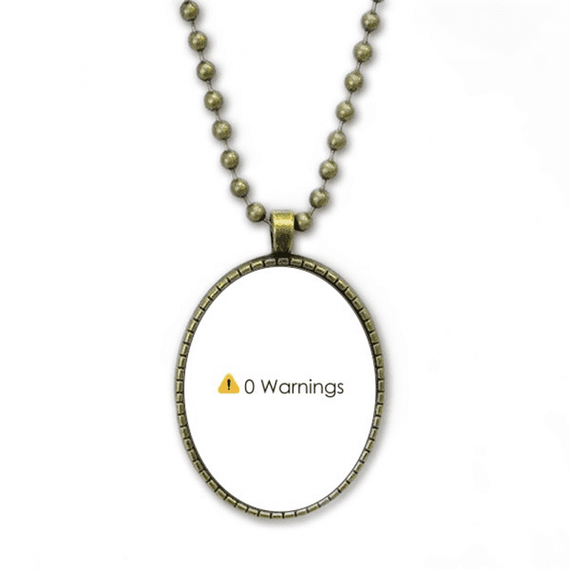 Collier Interface de Programmeur Sans Avertissements Pendentif Chaîne Vintage Collection de Bijoux