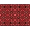thumbnail image 1 of Ahgly Company Machine Washable Indoor Rectangle Transitional Red Area Rugs, 4' x 6', 1 of 7