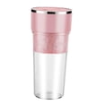 thumbnail image 1 of Licuadora portatil personal USB Recargable Soledad 400ml 4 cuchillas Rosado, 1 of 10
