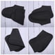 thumbnail image 2 of 1 par de fundas para zapatos de lluvia unisex para adultos, color negro, para exteriores, totalmente impermeables, transparentes, antideslizantes y a prueba de polvo, talla XL, 2 of 5