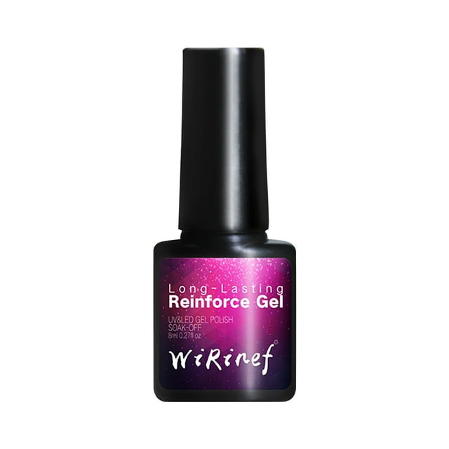 Base de gel para reforzar las uñas, suave, brillante y transparente, sellador, 8 ml, esmalte de uñas - sin deformaciones