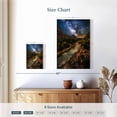thumbnail image 4 of Elephant Stock Milky Way Over Virgin River Wall Art - Vertical Canvas Wall Art - Living Room Wall Decor - Astronomy & Space Canvas - Blue And Brown Decor - 8" x 12", 4 of 8