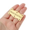 thumbnail image 4 of Uxcell Small Vintage Box Hinges 2 Inch, 8 Pack 180-Degree Butterfly Decorative Hinges Jewelry Box Hardware, Gold, 4 of 6