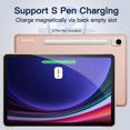 thumbnail image 4 of JETech Case for Samsung Galaxy Tab S9 11-Inch, Translucent Back Tri-Fold Stand Protective Tablet Cover, Support S Pen Charging, Auto Wake/Sleep (Rose Gold), 4 of 7