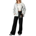 thumbnail image 5 of DHFJKG Girl's Christmas Baggy Sweatpants Lightweight Straight Leg Santa Pattern Athletic Pants With Pockets And Elastic Drawstring Soft Pants, 5 of 5