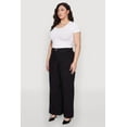 thumbnail image 3 of Womens Plus Size Hyperstretch Wide Leg Pants, 3 of 5